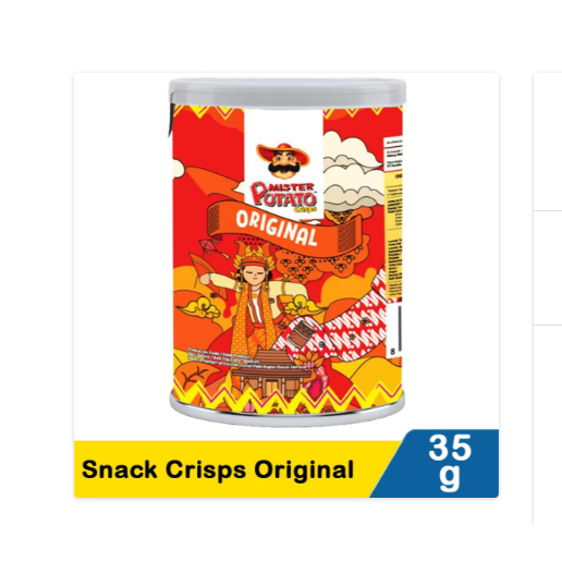 

mister potato snack crisps 35g
