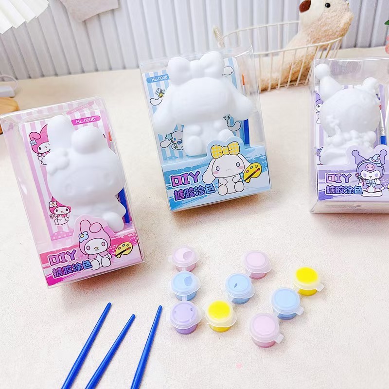 

BB DIY Mewarnai Figur bahan Silikon motif SANRI*