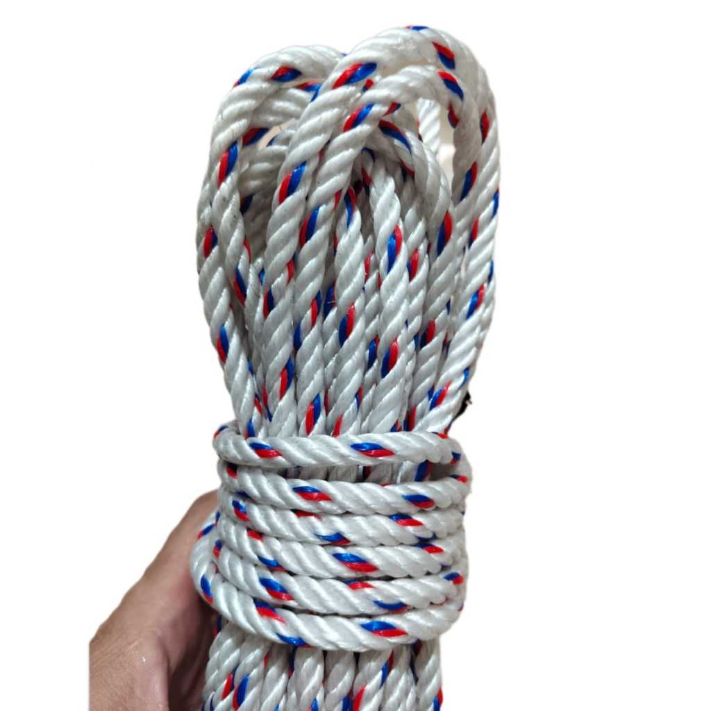 

Tali tambang ppd 6 mili panjang 70 meter/tambang fuzo eceran/tali termurah