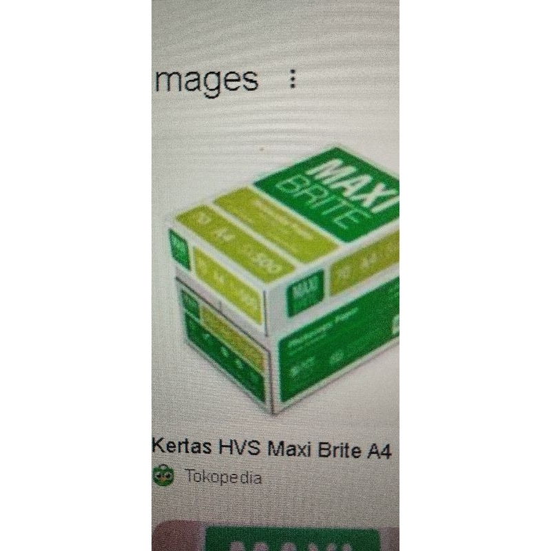 

Kertas HVS Maxi Brite A4 70 gsm 1 rim (500 lembar)