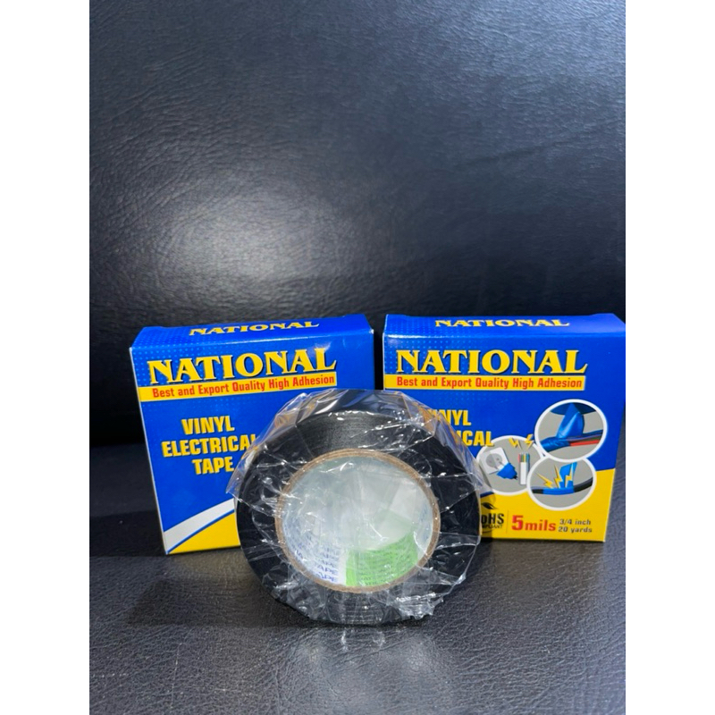 

V13shop isolasi listrik national hitam 3/4 inch - selotip lakban black