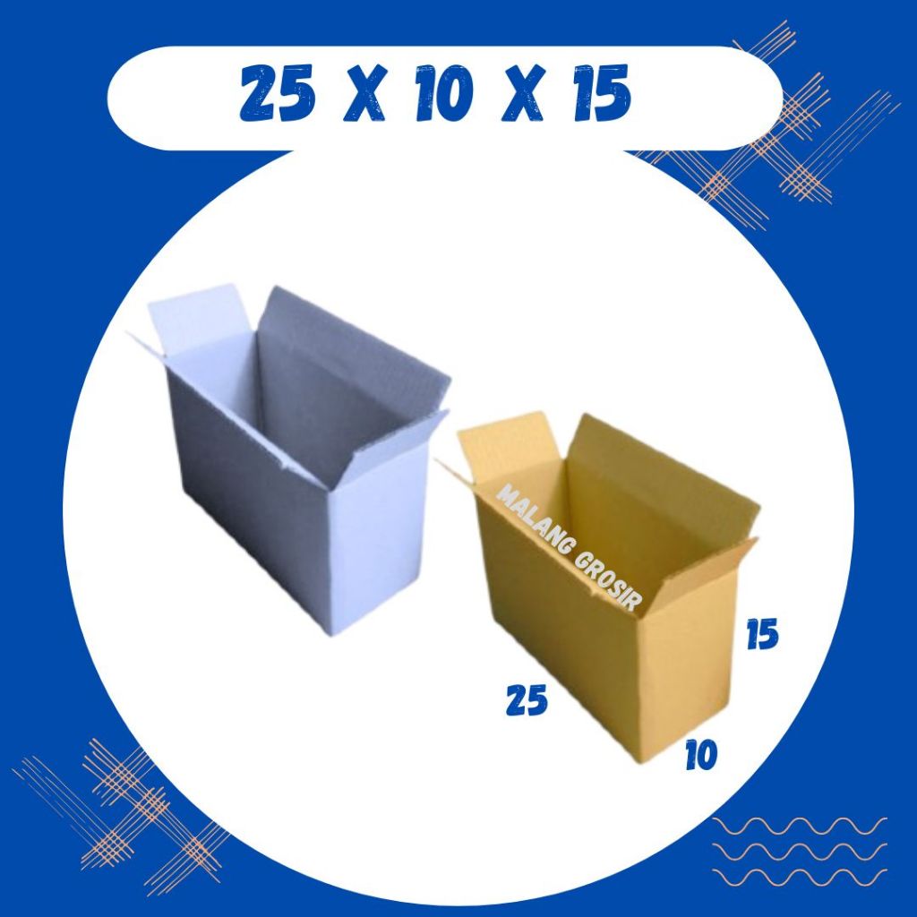 

Kardus 25x10x15 A1 Packing Karton Kotak Kemasan Olshop Dus Sparepart Souvenir