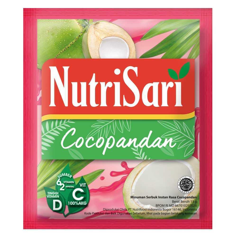 

NutriSari Cocopandan 1 Renceng Isi 10 Sachet