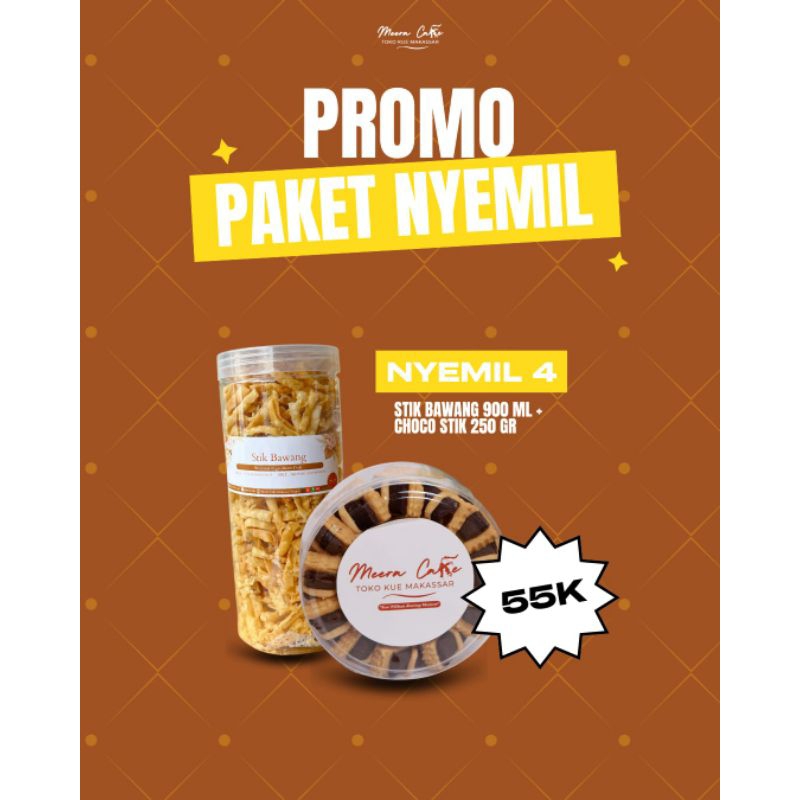 

Paket Nyemil Kue Meera Cake
