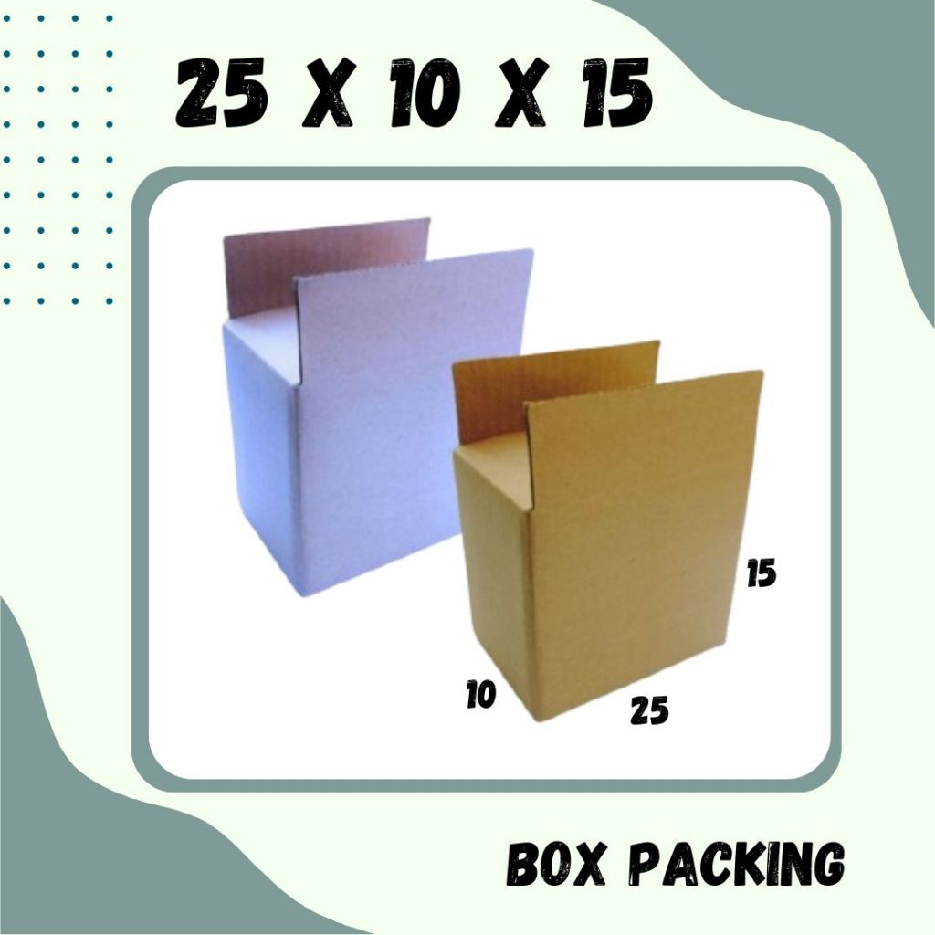 

Kardus 25x10x15 Packing Olshop Box A0 Dus Kotak Kemasan Box Aksesoris Souvenir Sparepart Madu Parfum