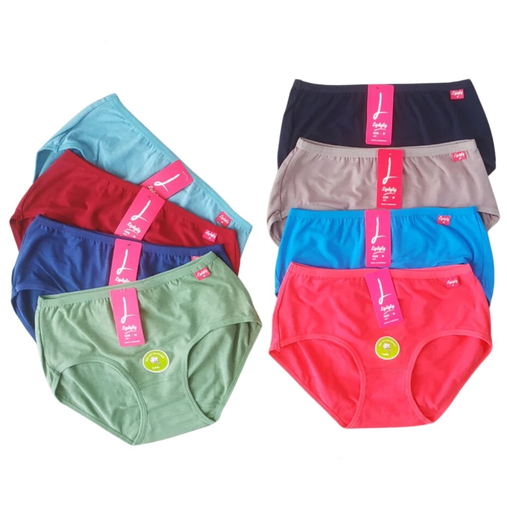 ( 3pc ) CD Lydyly LD 030 Jumbo | Celana Dalam Wanita Basic Maxi | CD Wanita Big Size - Warung Mintul
