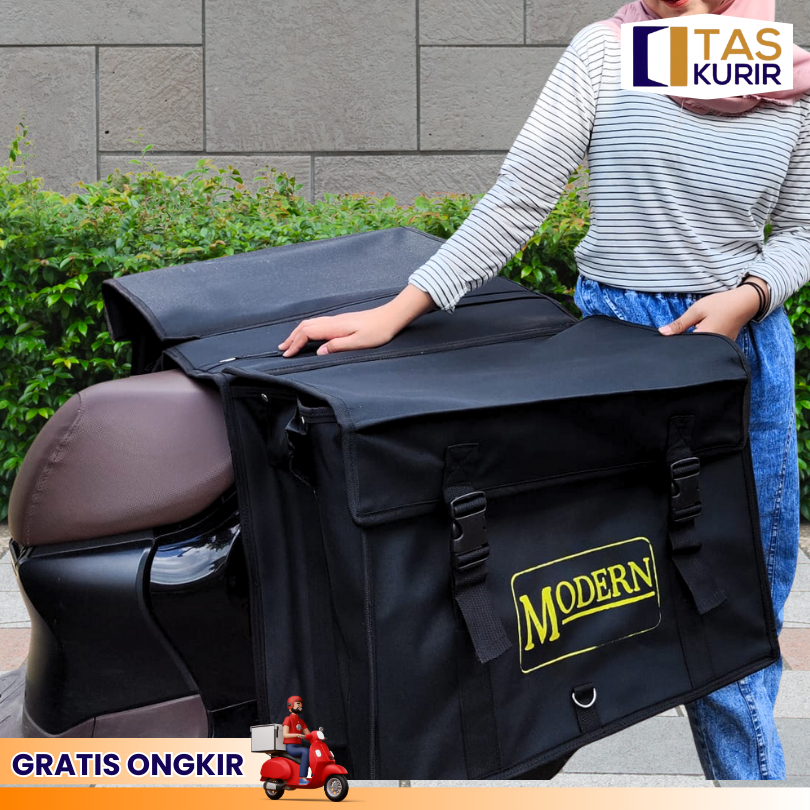 Tas Kurir Obrok Motor Murah Modern Anti Air tas obrok bahan kanvas