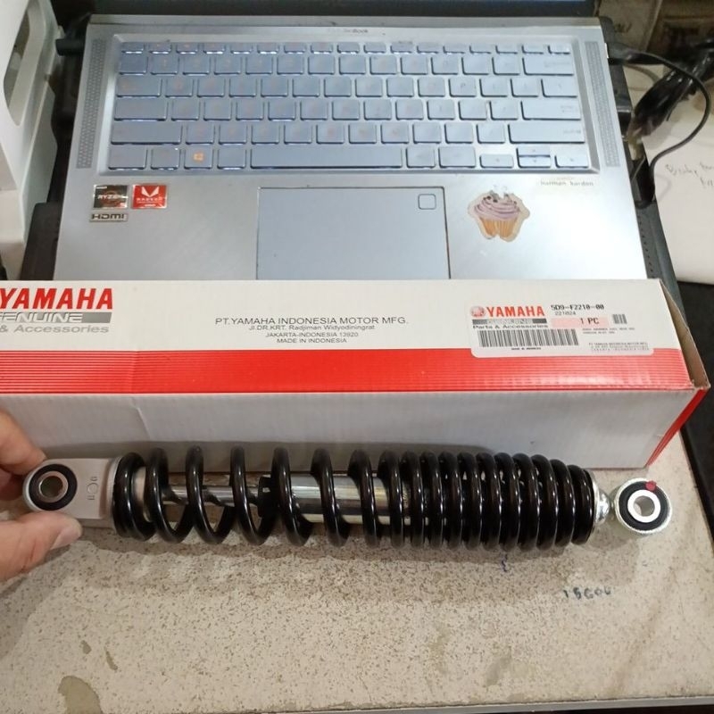 SHOCK BELAKANG MOTOR ASLI YAMAHA VEGAZR 5D9-F2210-00