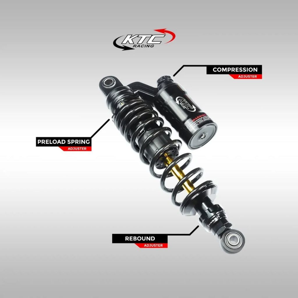 Shockbreaker / Shock Belakang KTC ORIGINAL Motor Matic Ukuran 330mm,340mm,350mm,305mm,310mm,360mm