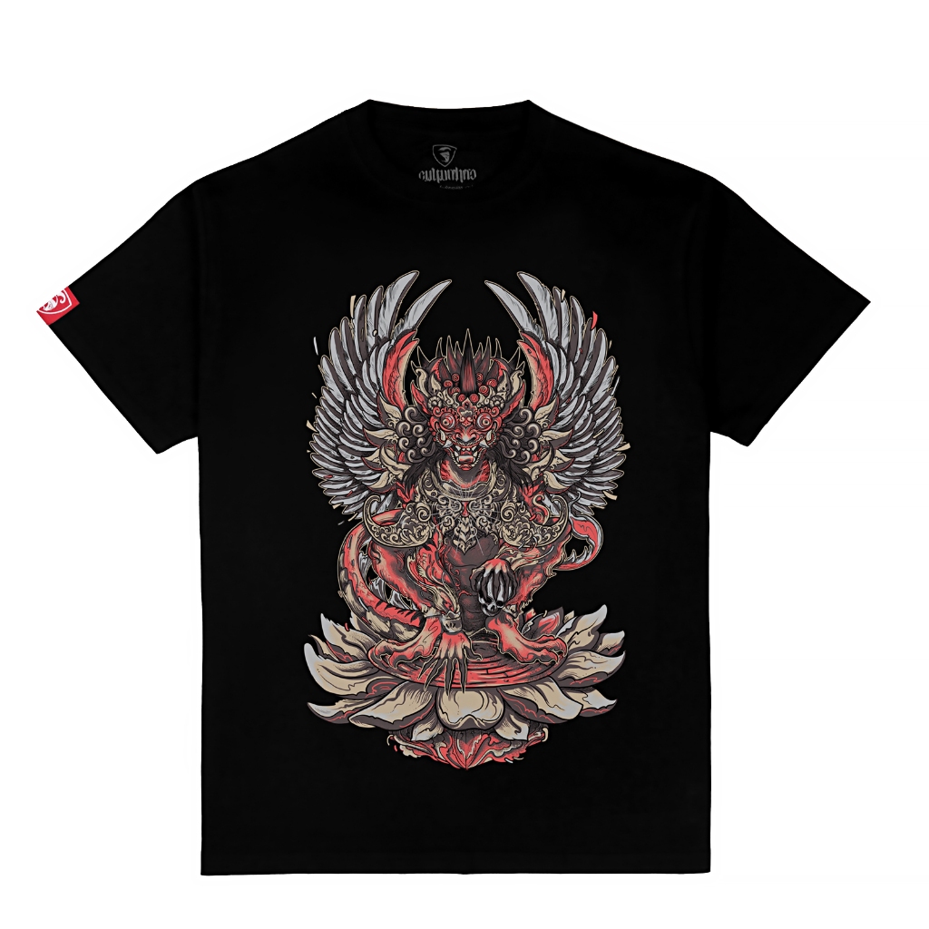 KAOS CULTURE HERO MYTHICAL LION Ready Stock | Wayang Jawa Pria Budaya Singa Ambara Bali Singaraja
