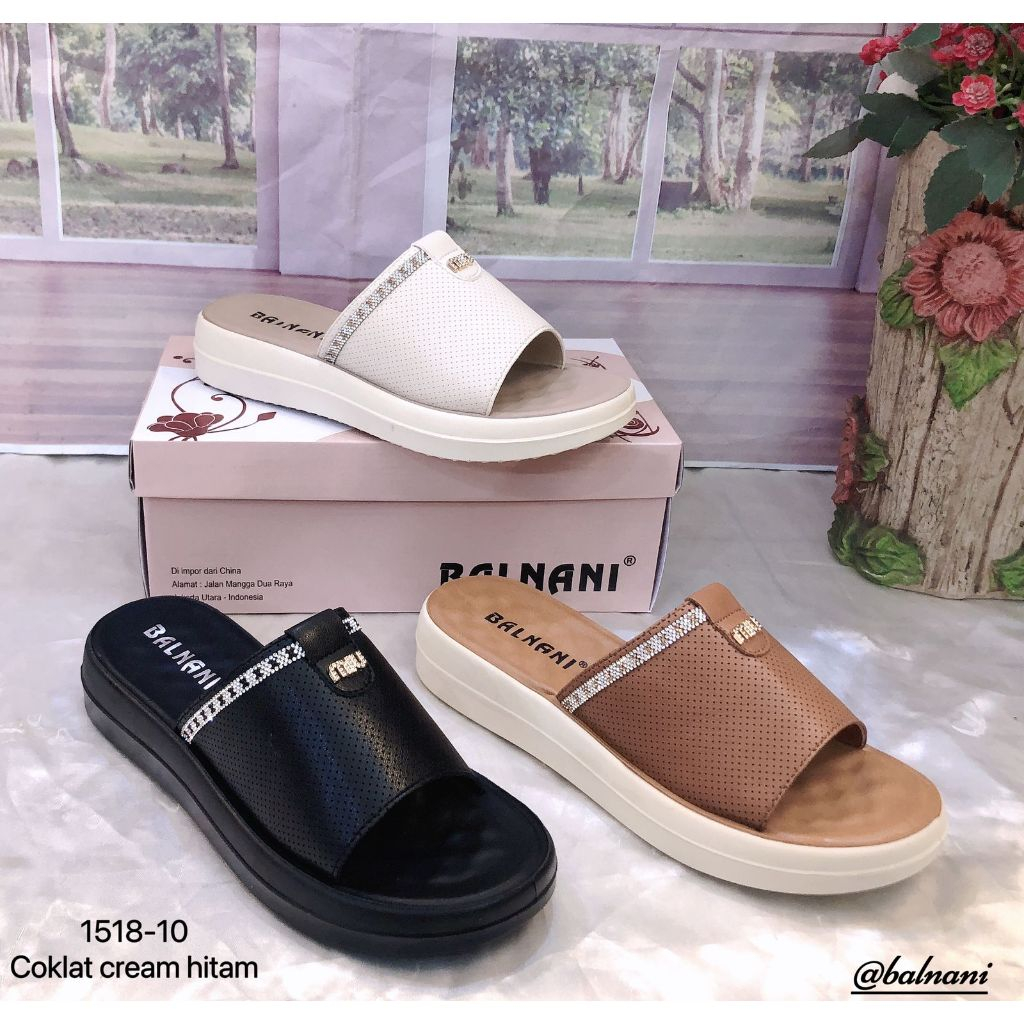 Balnani 1518-10 Sandal Flat Wanita