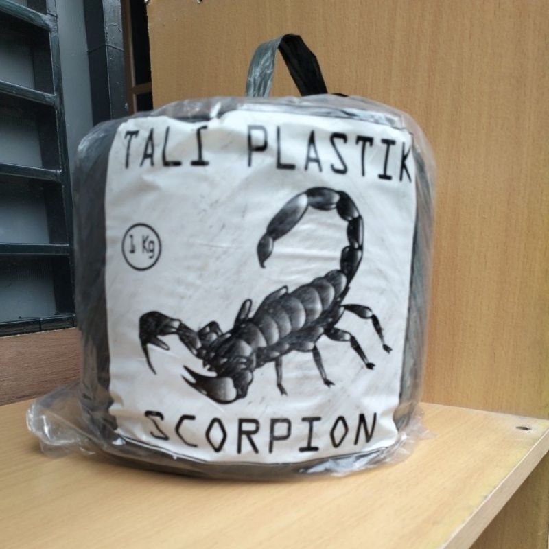 

tali plastik 1kg scorpion hitam