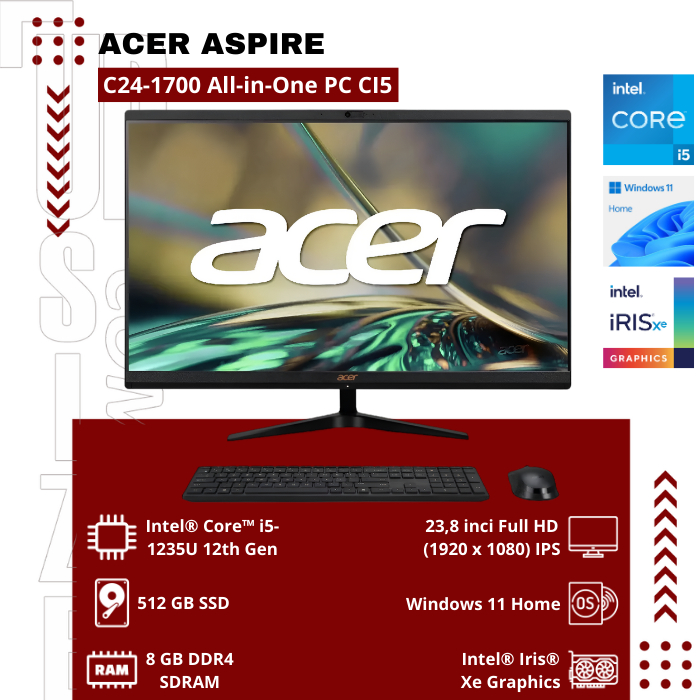 Acer Aspire C24-1700 All-in-One PC CI5