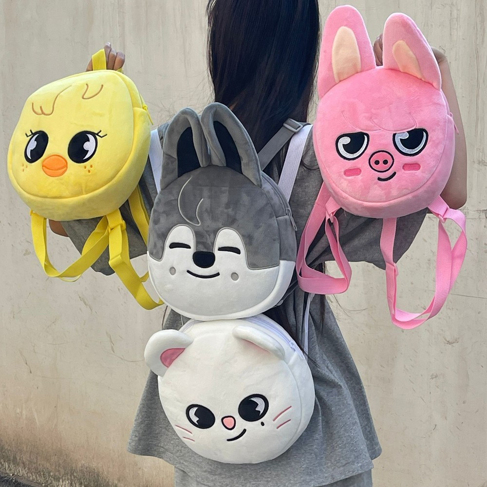 Skzoo Straykids Unofficial Merch STAY Cute Bag Backpack | Tas Ransel Skzoo | wolfchan, dwaekki, jini