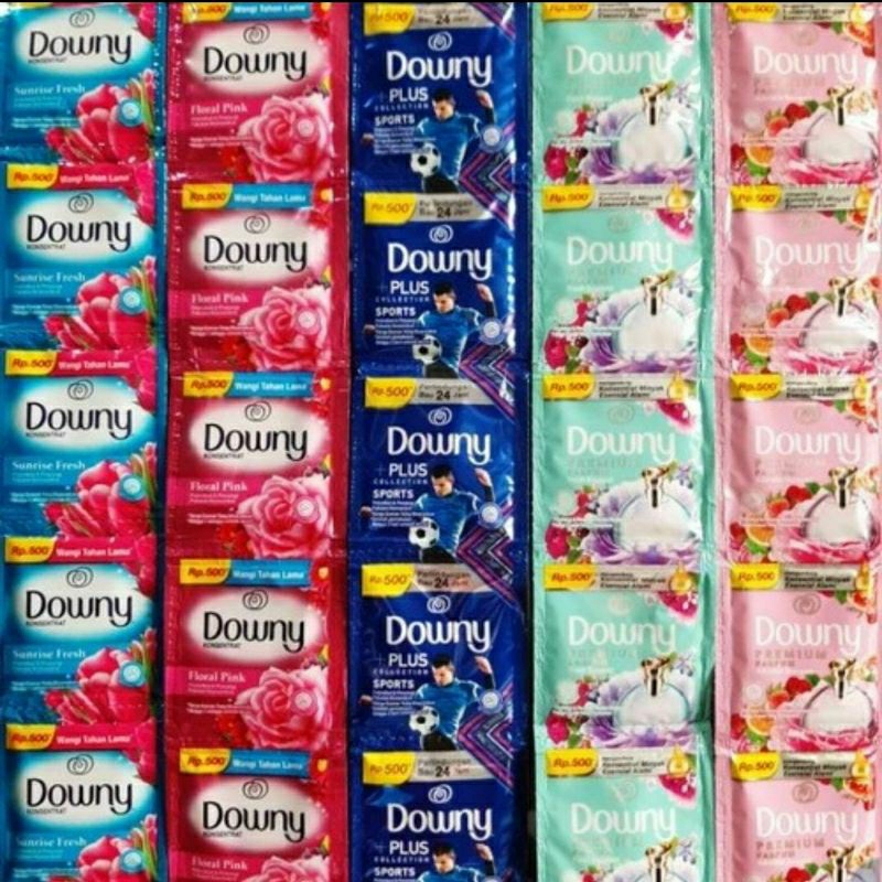 DOWNY PELEMBUT PAKAIAN | DOWNY KEMASAN SACHET | DOWNY RENCENG 8 ML ISI 12 PCS