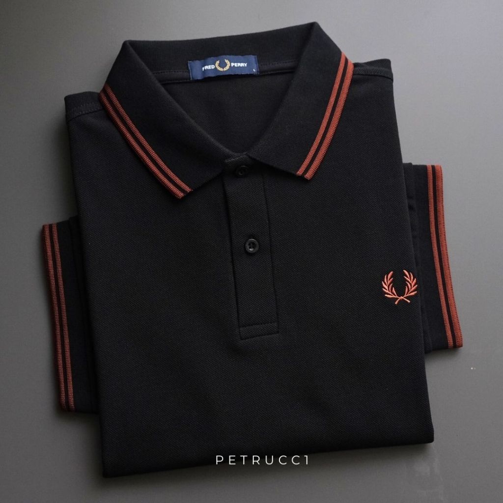 FP Fred Perry Kaos Polo Shirt Cowo Man Pria Original