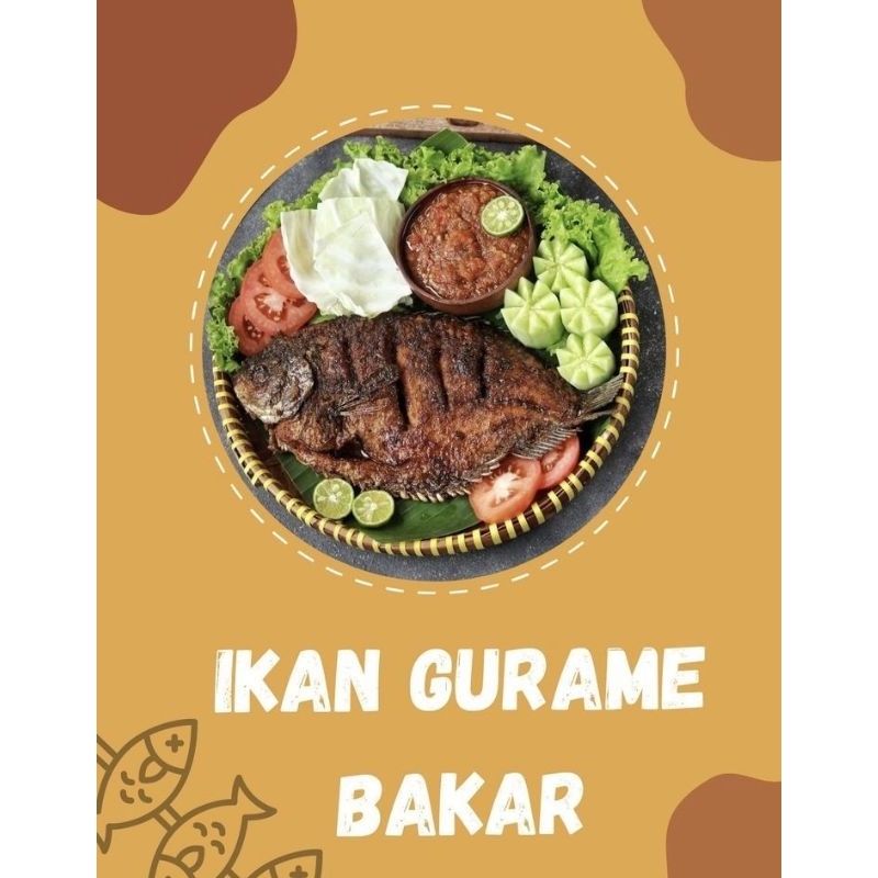 

paket ikan bakar gurame 3 ekor