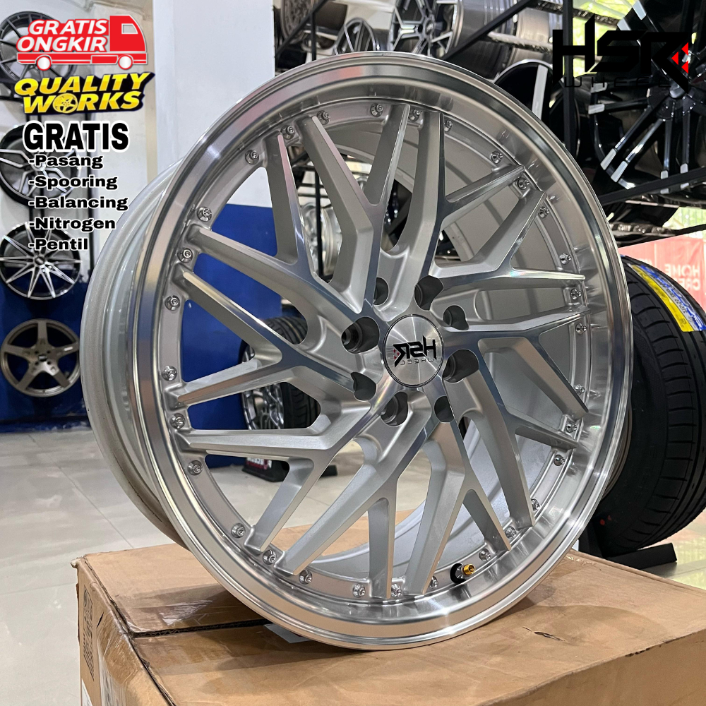 Velg Mobil Binguo, Livina, Ring 17 Lebar 7,5 Velg Racing HSR Wheel Sepulu