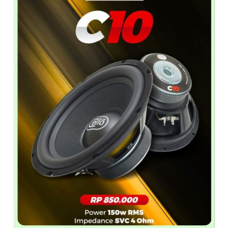Subwoofer Cello  10inch C10