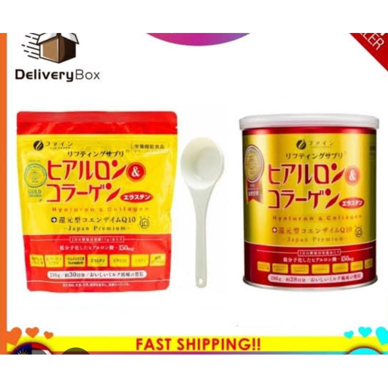 

RB Fine Japan Premium Hyaluron & Collagen Powder Dan Kolagen Bubuk Lainnya 100% Original