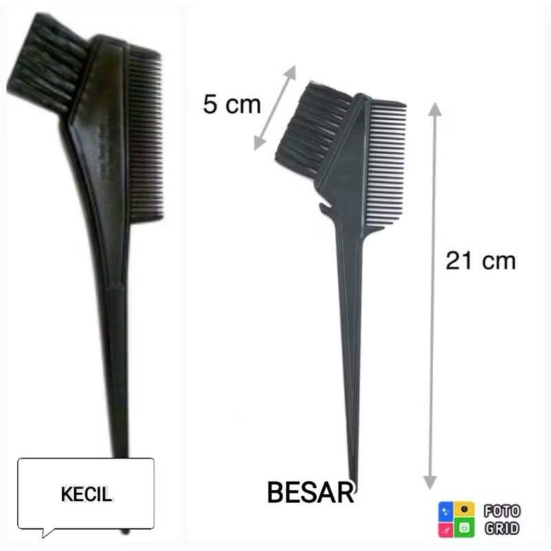 Sisir semir/sisir meratakan warna rambut