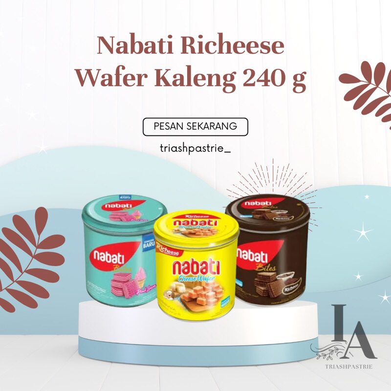 

Nabati Bites Richeese Wafer Keju Kaleng 240 g