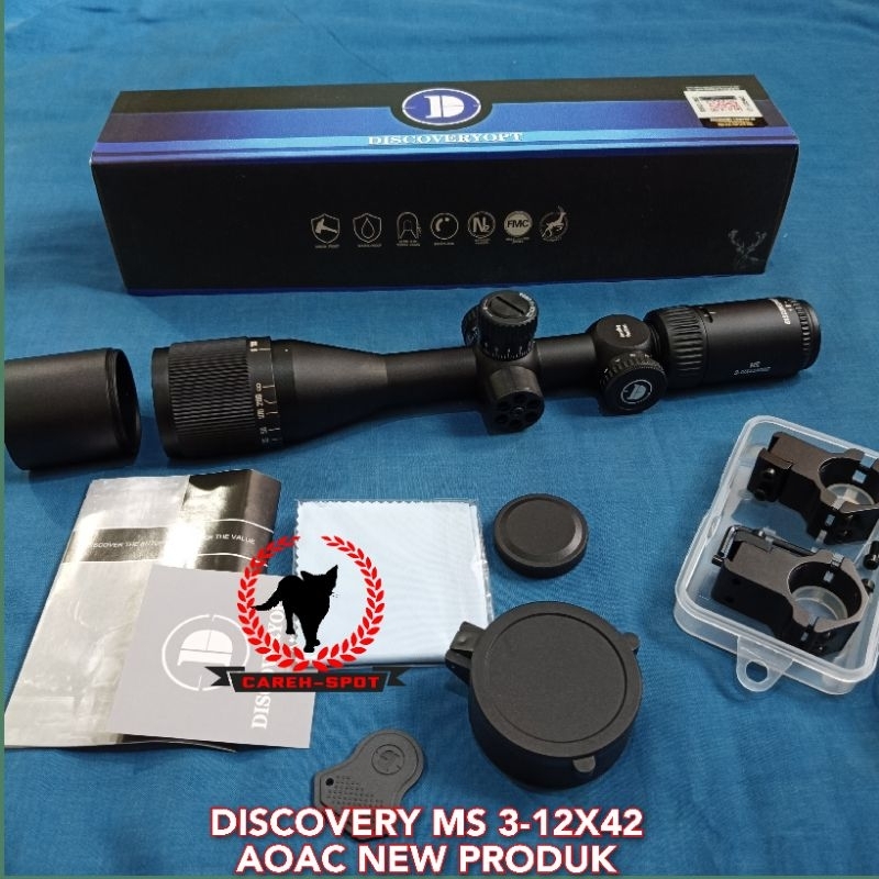 DISCOVERY TELESCOPE MS 3-12X42AOAC/TELESCOPE DISCOVERY