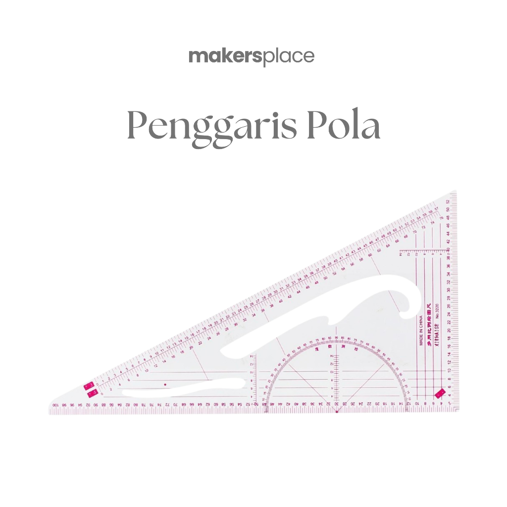 

MAKERSPLACE Penggaris Pola Segitiga Siku