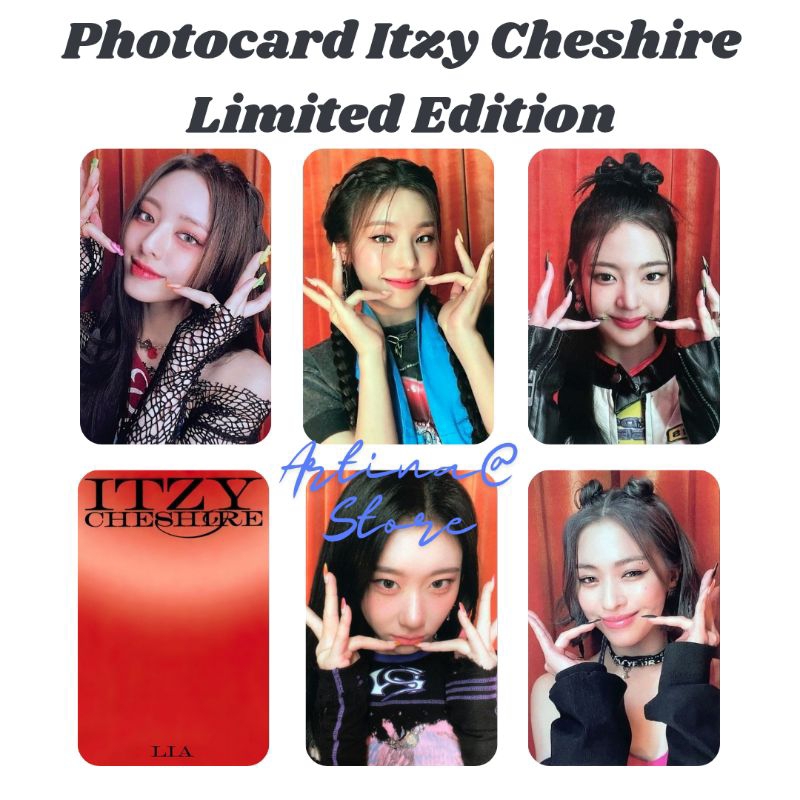 ( SATU GRUP ) Photocard Itzy Cheshire Limited Edition