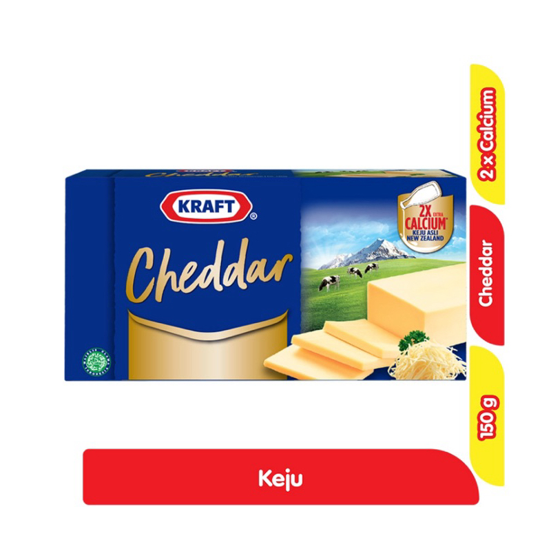 

Kraft Keju Cheddar Box 150g