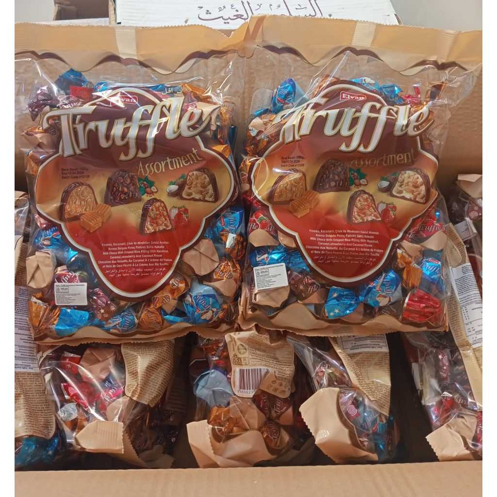 

QH coklat turki truffle kemasan orignal 1 dus( 1kg x 8 pcs)