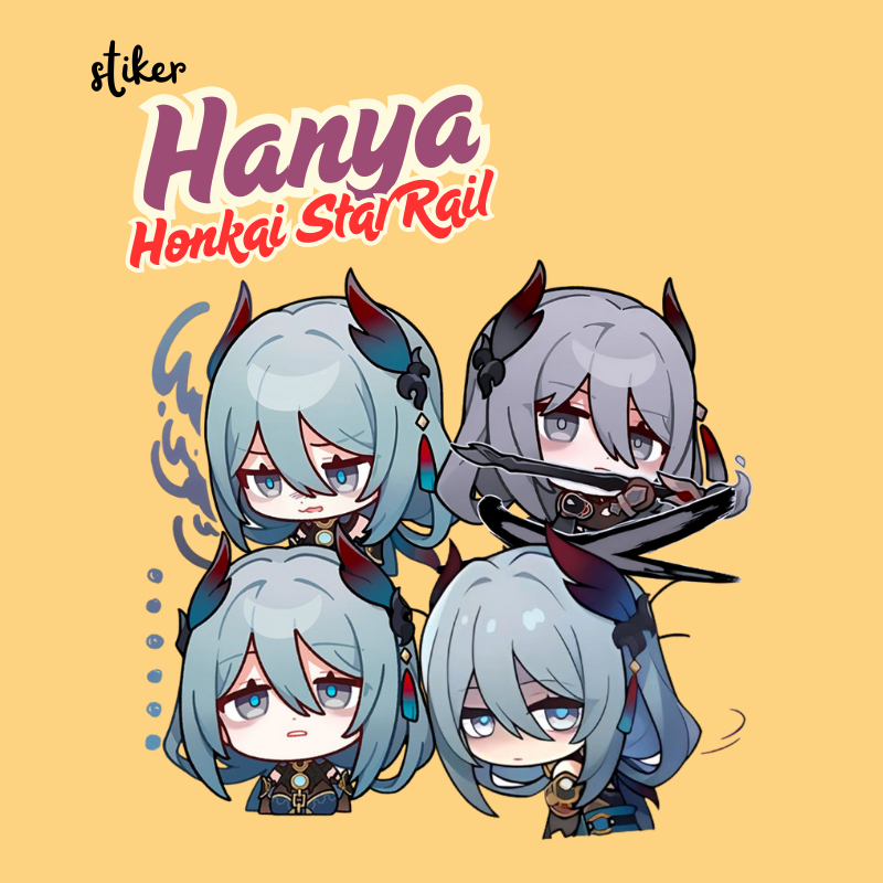 

STIKER HANYA HSR | STICKER HANYA HONKAI STAR RAIL 7 CM VINYL GLOSSY ANTI AIR