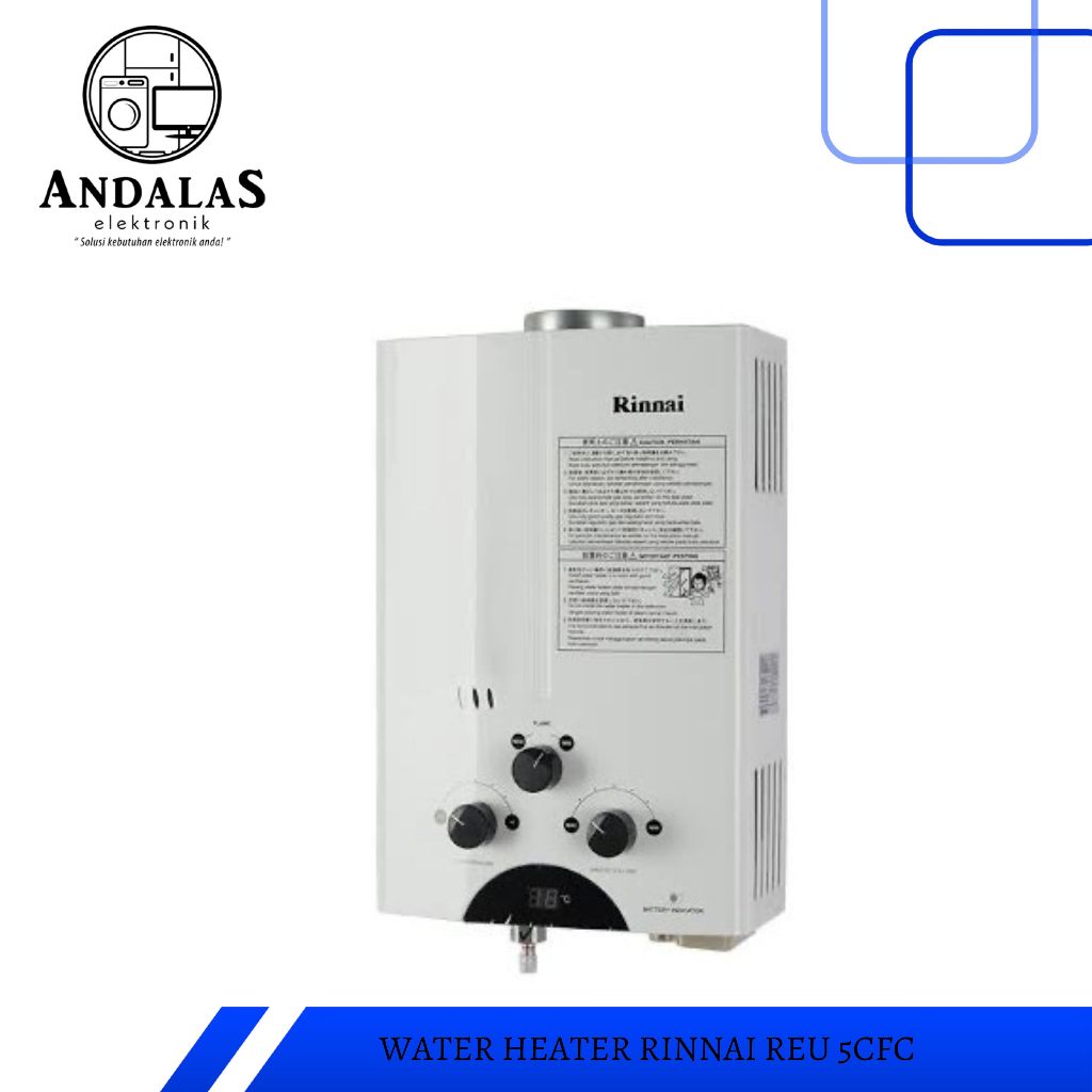 READY STOCK Rinnai Water Heater Gas REU 5 CFC Pemanas Air Rinnai Bergaransi / Water Heater Gas Rinna