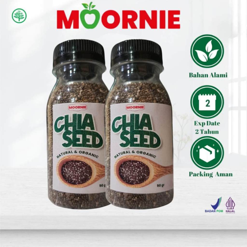 

Chia Seed Moornie 50gr – Superfood Kaya Serat & Protein