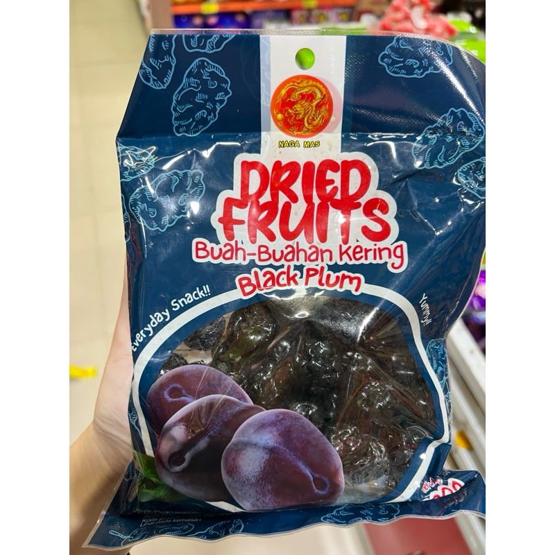 

Dried Fruits Buah buahan kering Black Plum/ Waxberry /Manisan Plum / Manisan Black Plum