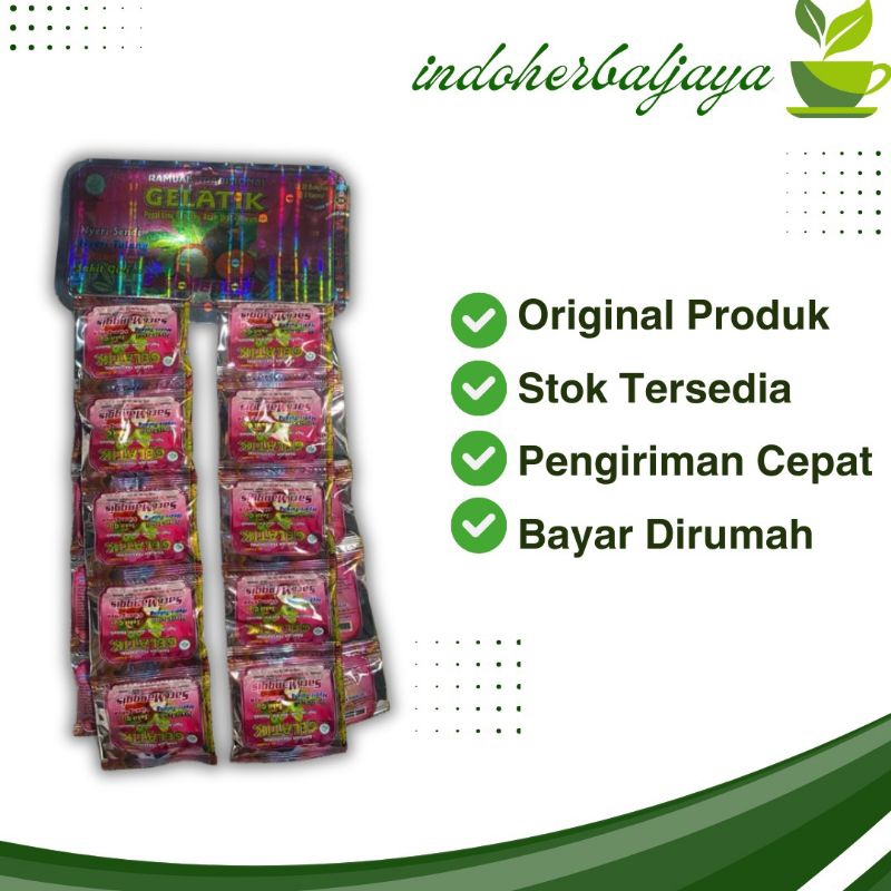

Gelatik Kapsul 1 Hanger isi 20 Sachet