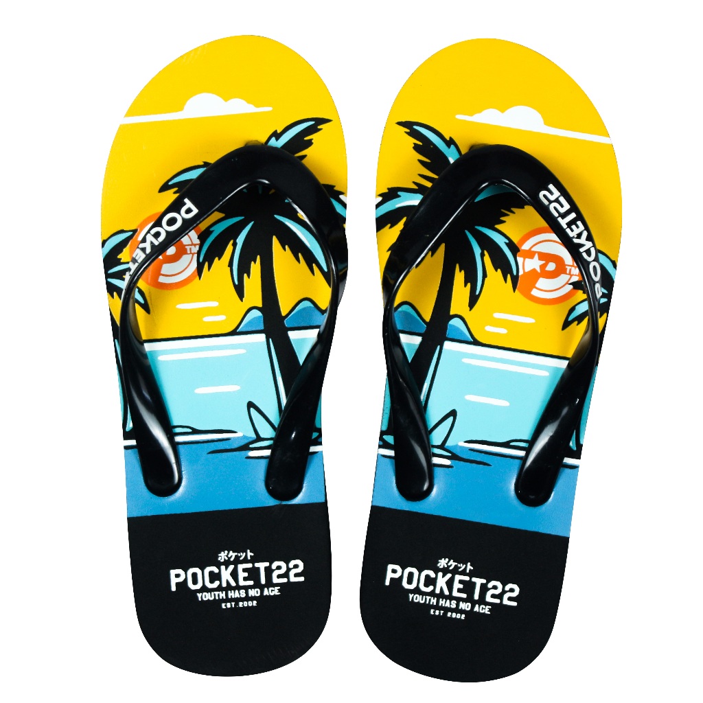 Pocket22 Sendal Motif FF 1255 PANTAMO - Sandal Terbaru, Tampilan Menarik, Empuk Dan Nyaman Dipakai