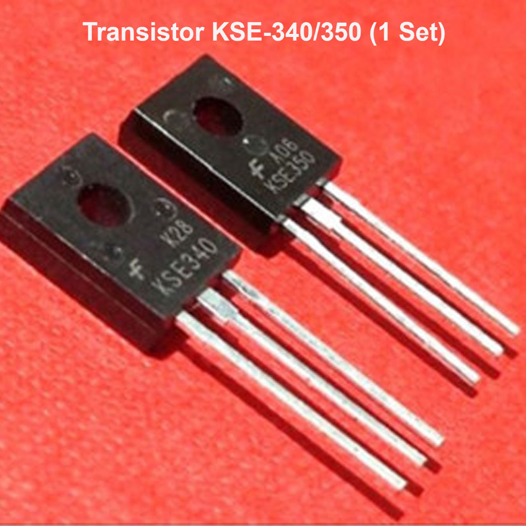 (1set) Transistor KSE 340 KSE 350 Satu Set Kse-340 /Kse 350 Original -Komponen Elektronik