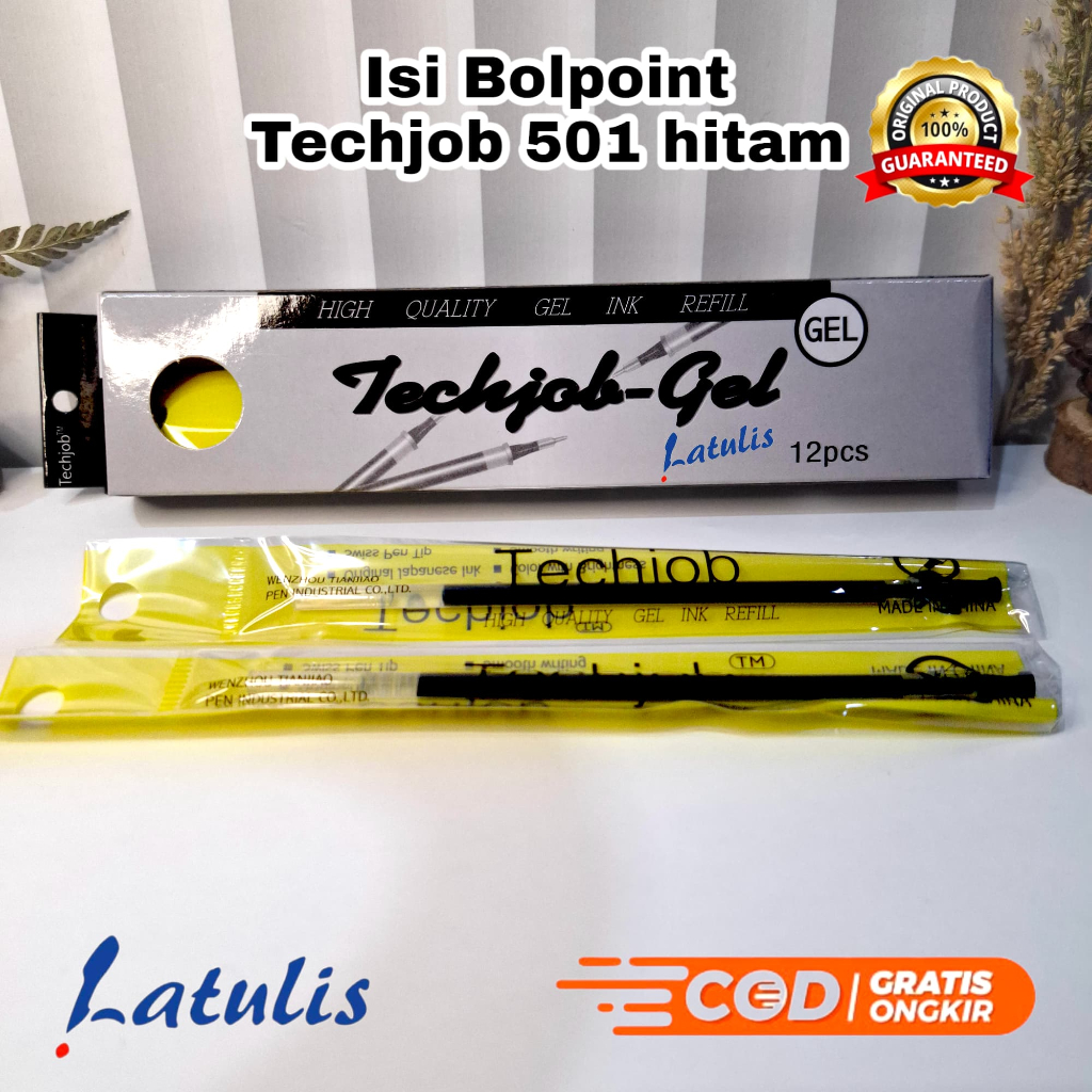 

Isi Pulpen Gel Techjob (12pcs)