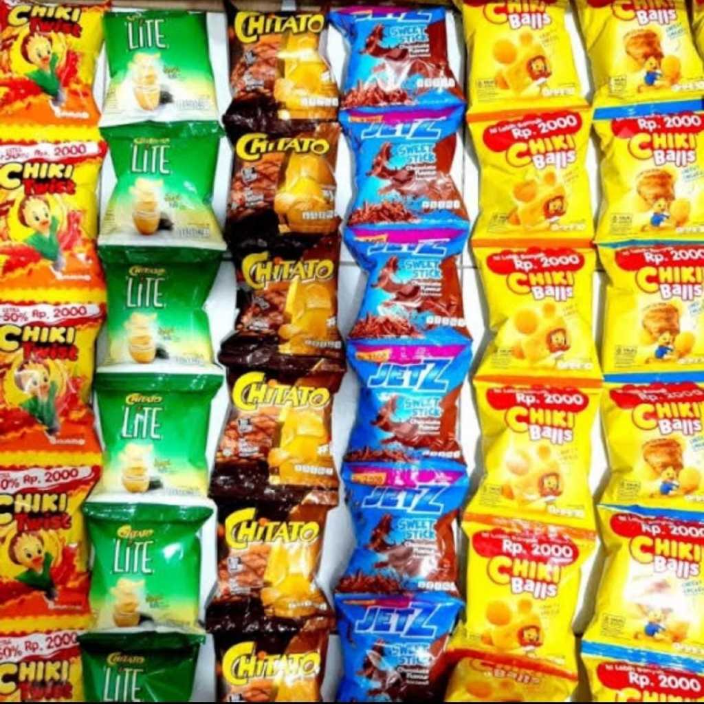

SNACK RENCENG / CHITATO / CHIKI BALLS / TWIST / JETZ RENCENG ISI 10
