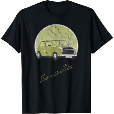 Kaos Movie Vintage Retro 90s Funny Mini Mr Bean Car Tshirt