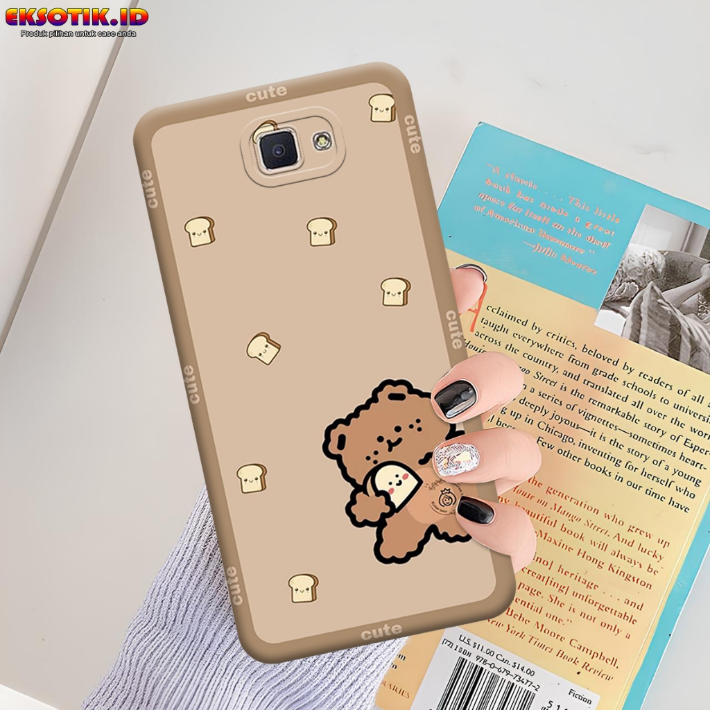 Case SAMSUNG J7 PRIME - Eksotik.id - Casing SAMSUNG J7 PRIME - Case CUTE BEAR - Skin Handphone - Sil