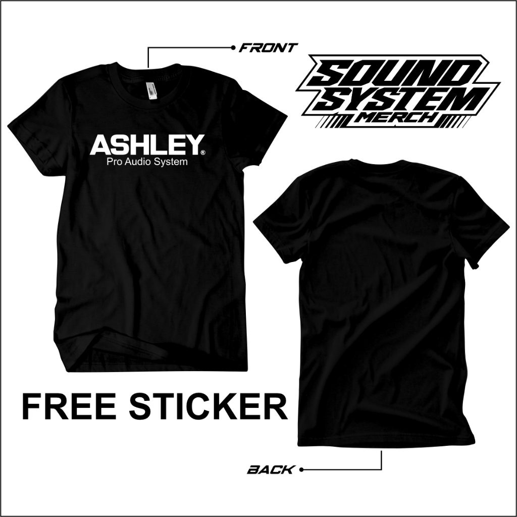 KAOS ASHLEY SOUND SYSTEM HOREG PENDEK DEWASA