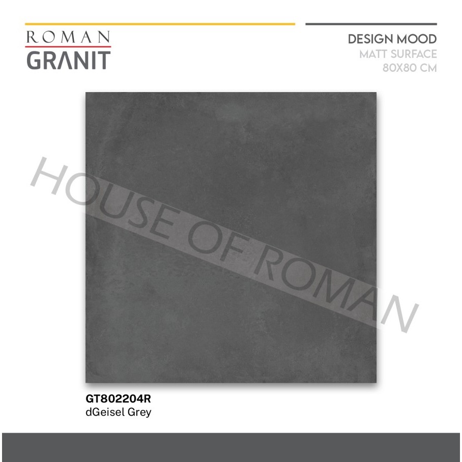 ROMAN GRANIT dGeisel Grey 80x80 GT802204R ROMAN GRANIT