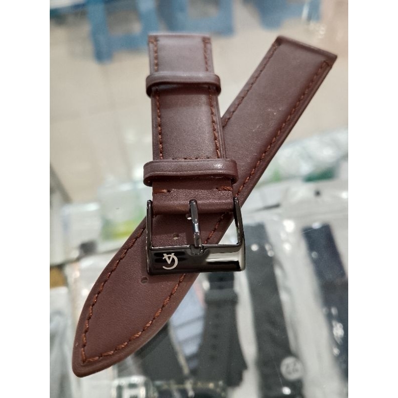 Tali Kulit ACAlexandre Christie Tali Jam Tangan AC Tipis Original