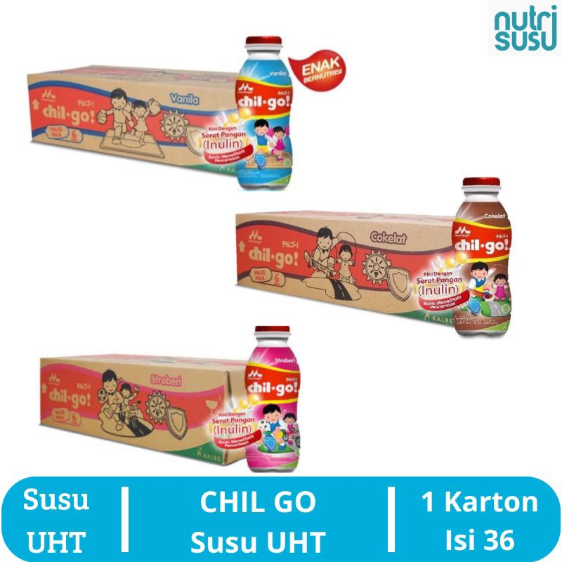 

CHIL GO Susu UHT 130mL 1 Karton Isi 36 Botol