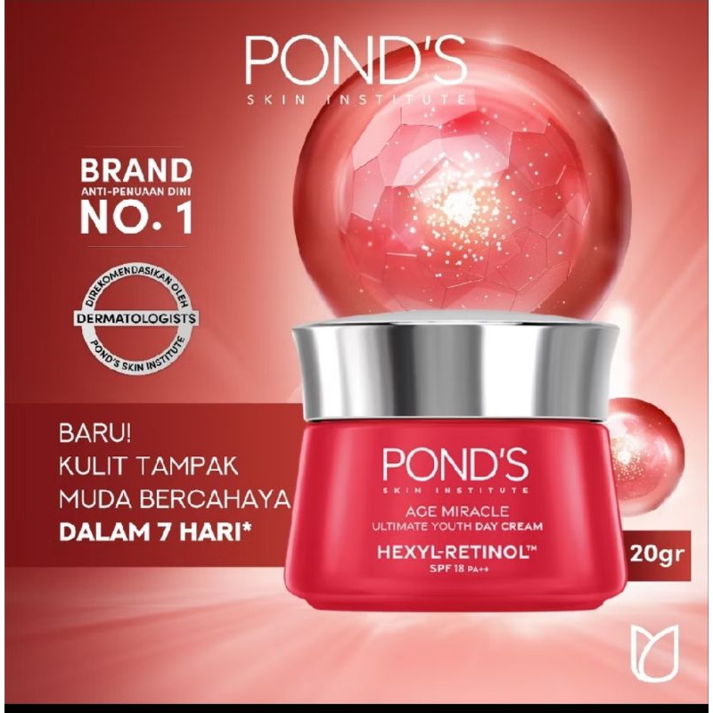 PONDS AGE MIRACLE HEXYL RETINOL DAY & NIGHT CREAM 20 GR EXP 01/2028