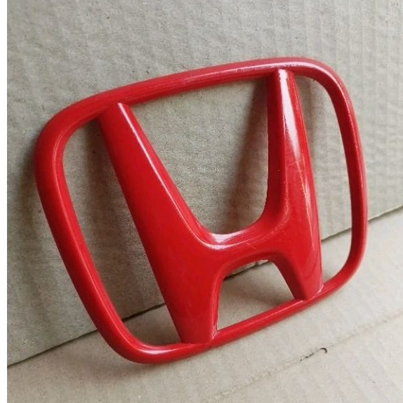 logo Honda merah 14,5 cm..logo depan Brio,jazz,Freed