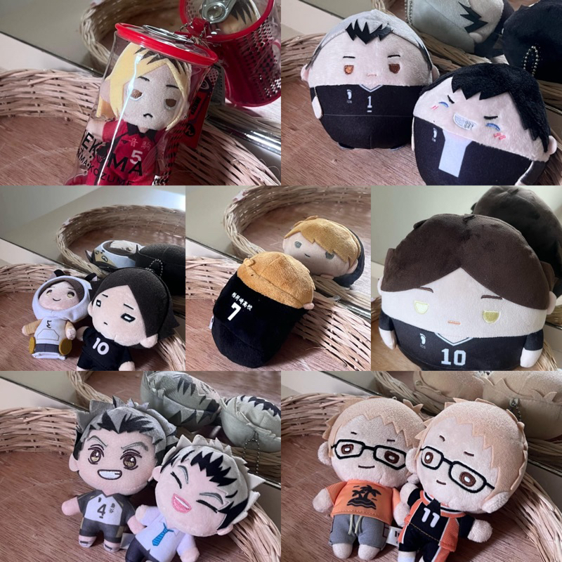 BONEKA HAIKYUU / FUWA HAIKYUU / NITOTAN HAIKYUU / NORU HAIKYUU / BOKUTO KITASHIN KAGEYAMA SUNA KENMA