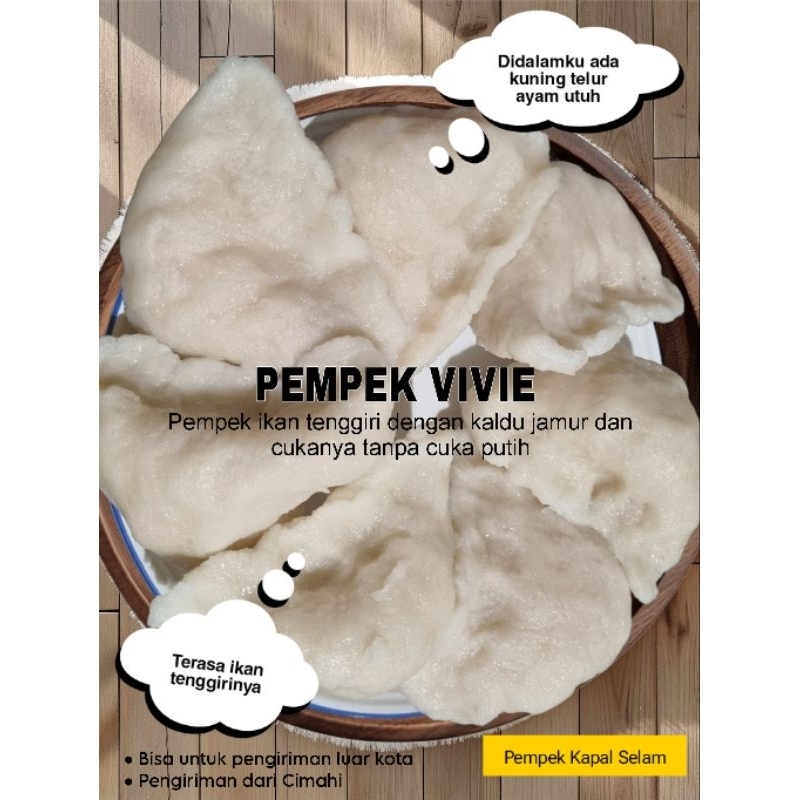 

pempek palembang telur & lenjer besar tenggiri (tanpa MSG&Cuka putih)